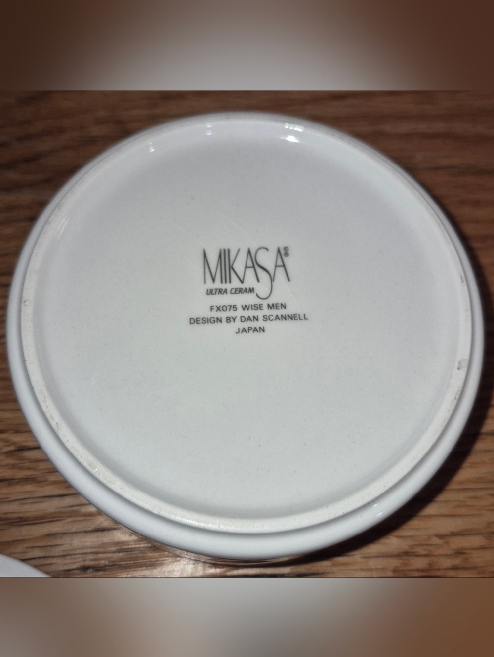 Mikasa Ultra Cream Christmas Multi Color Trinket Box FX075 Three Wise Men Japan - Picture 4 of 5